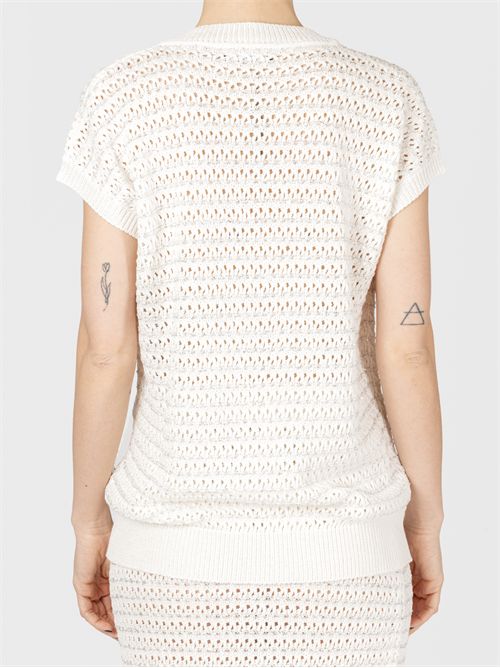 Cotton sweater with sequins FABIANA FILIPPI | MAD275F272L3530142